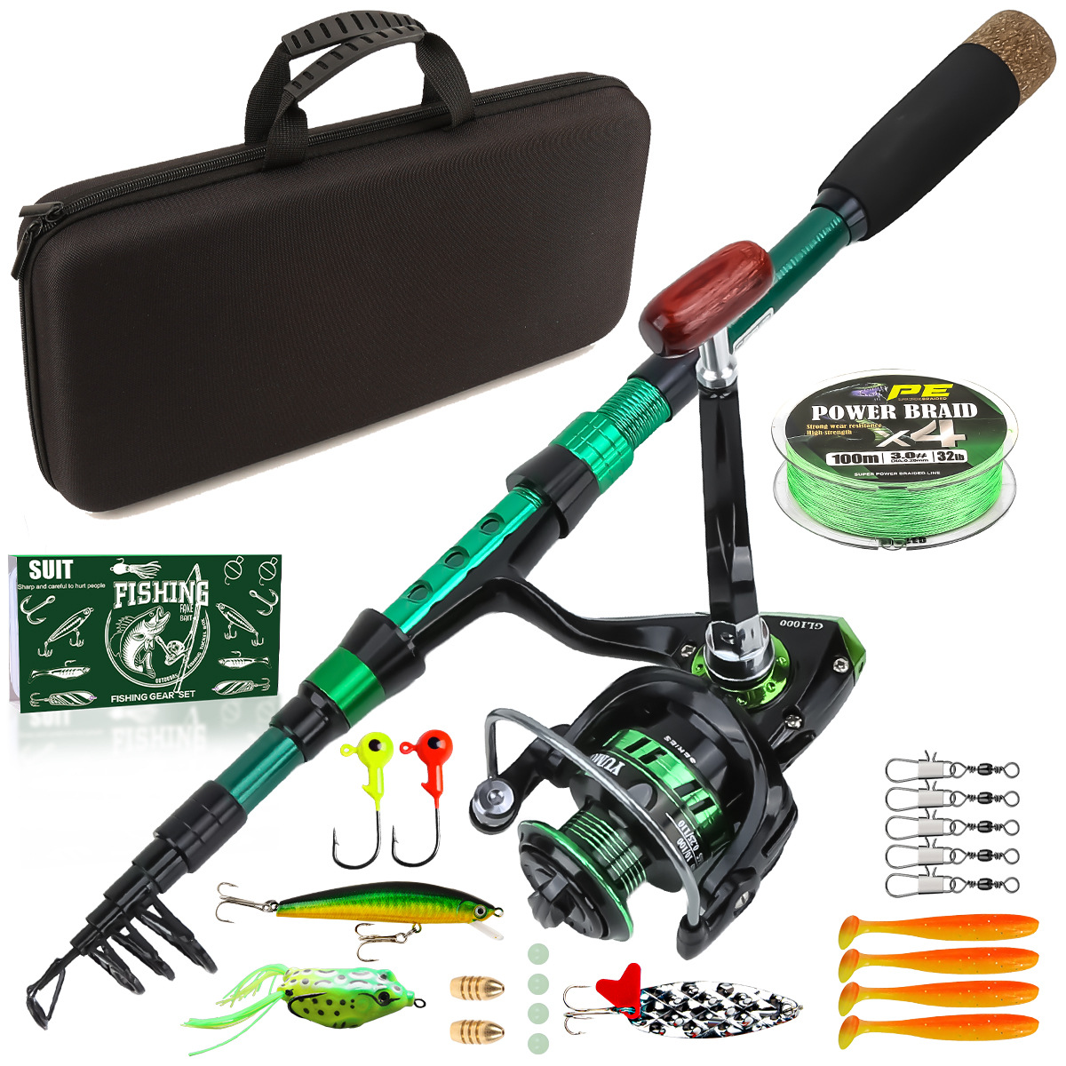 Freshwater Line - New Carbon Fiber Lure Rod Complete