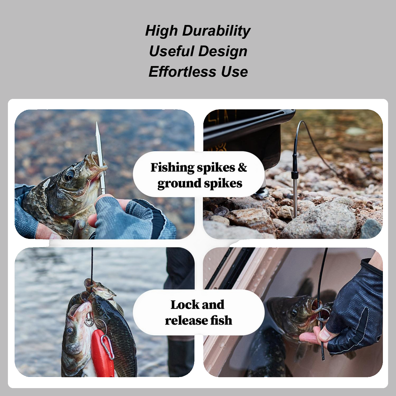 Metal Fishing Stringer Tackle  - Saltwater Line reseña y precio