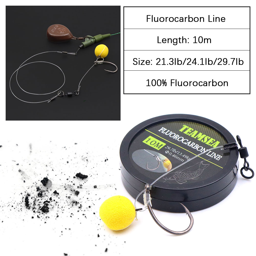 10m Fluorocarbon Coating Carp  - Fluorocarbon Line reseña y precio
