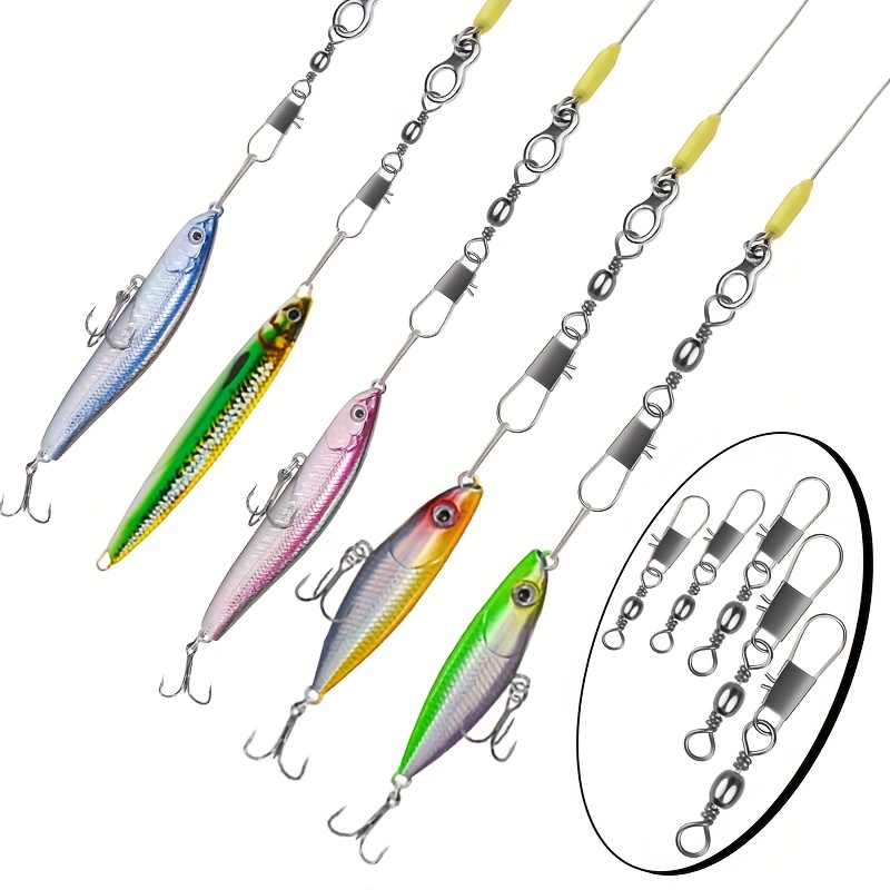 50Pc/box Stainless Steel Swive - Fishing Line Box reseña y precio