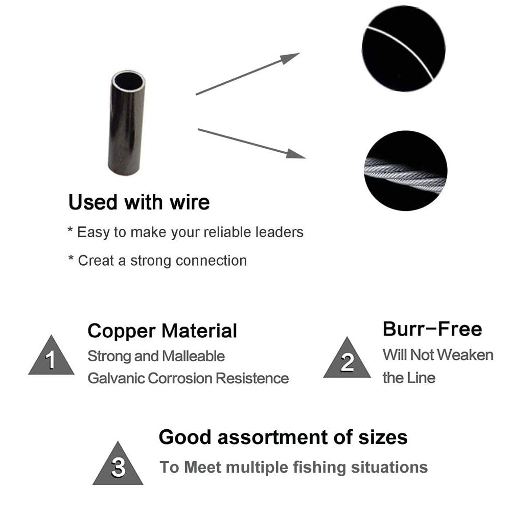 180Pcs/Box 0.6mm-1.4mm Copper  - Fishing Line Box reseña y precio