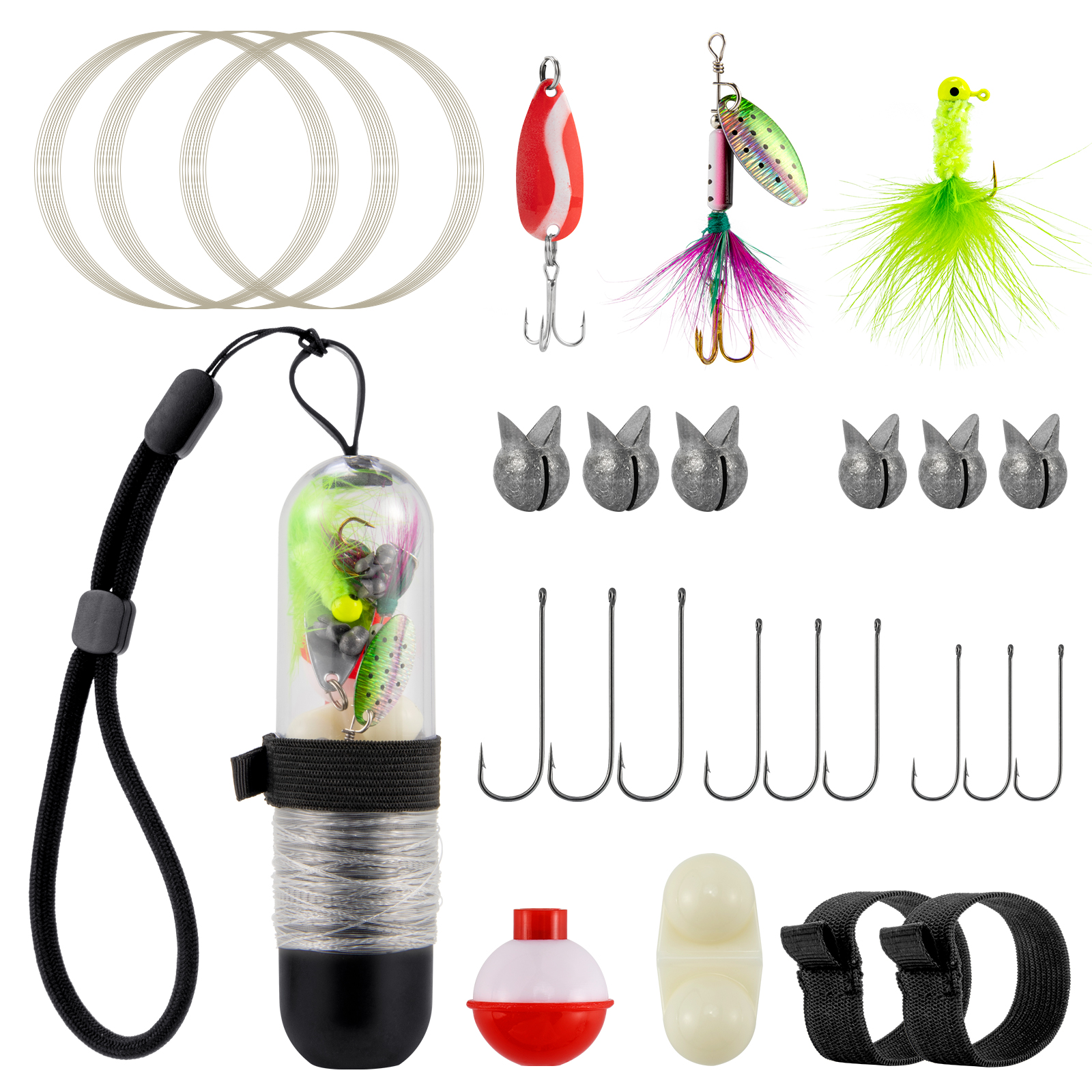 25pcs Survival Fishing Kit Poc - Fishing Line Spool reseña y precio
