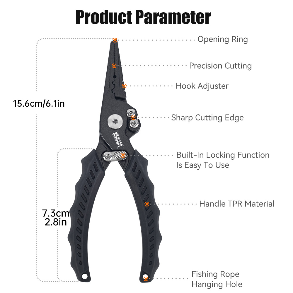 Kingdom Fishing Pliers Multifu - Fishing Line Cutter reseña y precio
