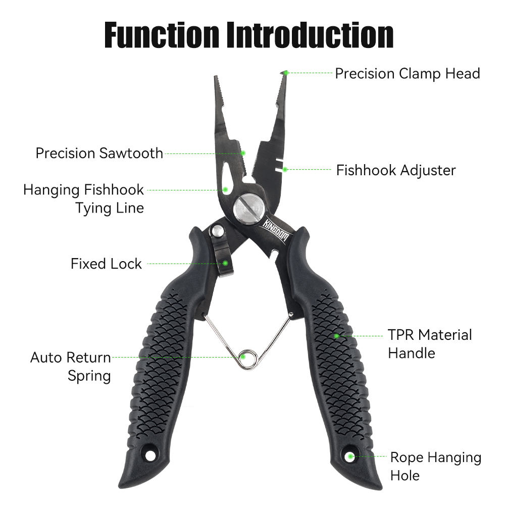 Kingdom Fishing Pliers Multifu - Fishing Line Cutter reseña y precio