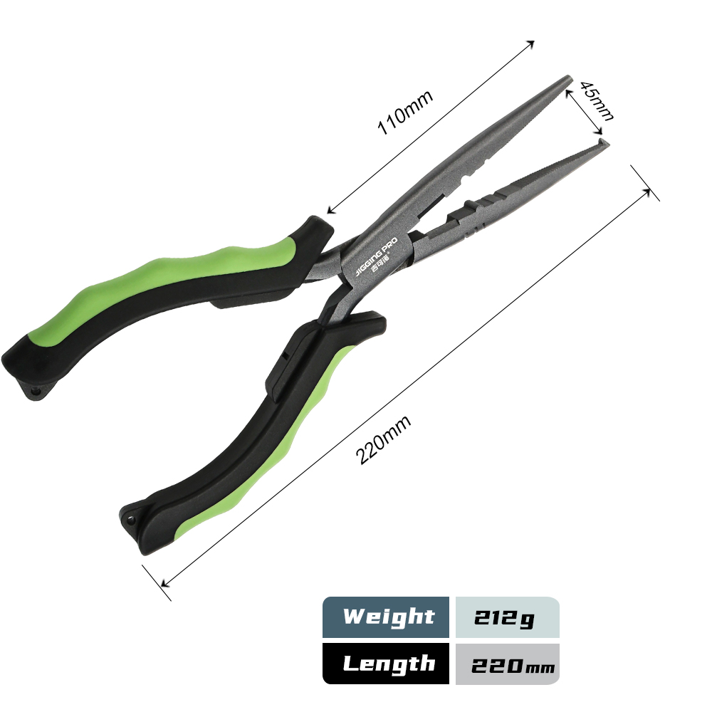 JIGGINGPRO Long Nose Fishing P - Saltwater Line reseña y precio