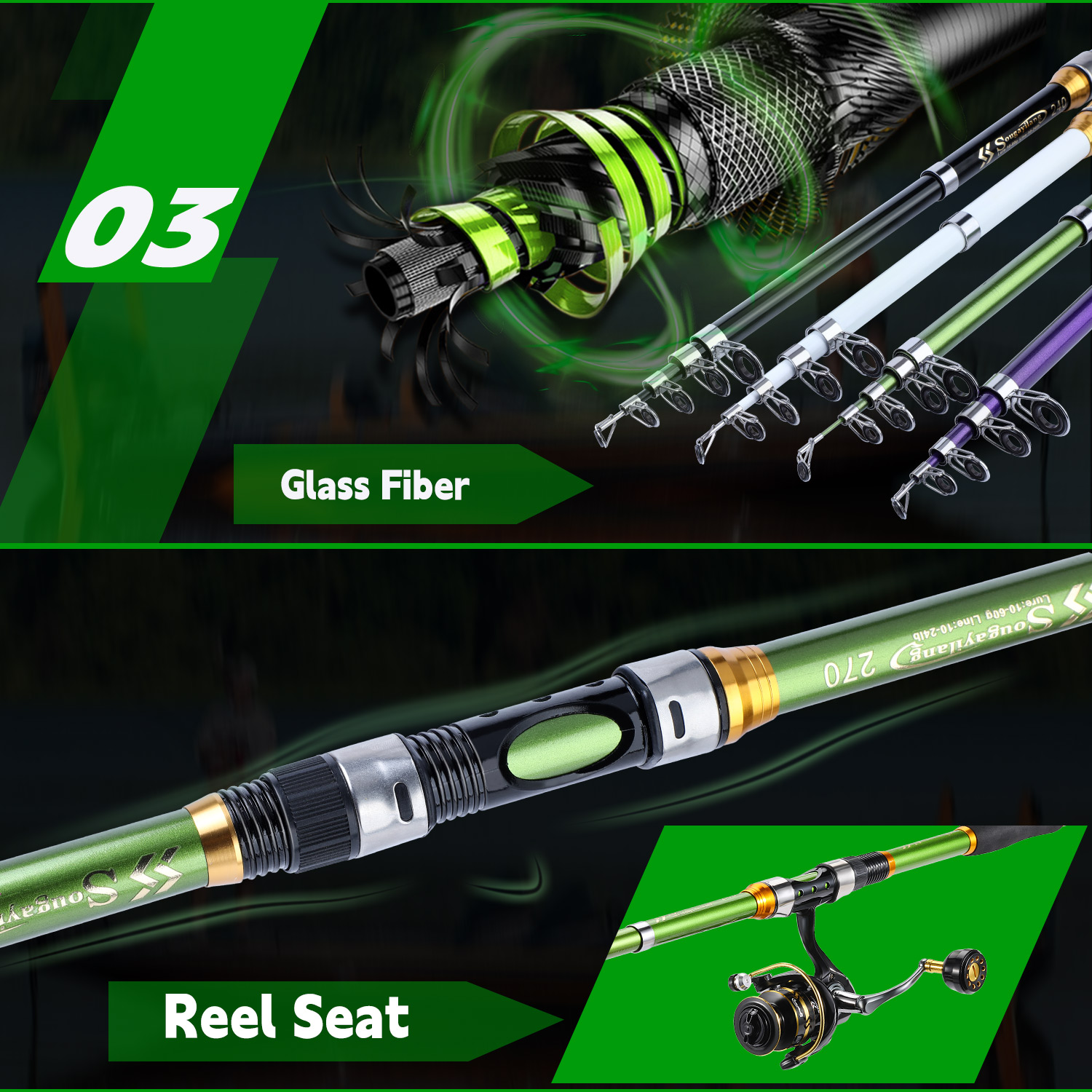 Sougayialng spinning fishing r - Fishing Line Spooler reseña y precio