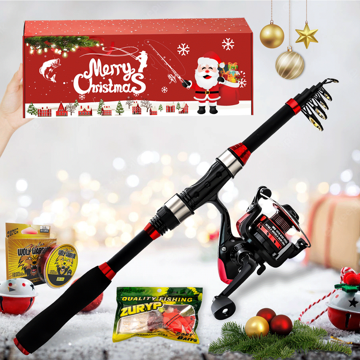 Fishing Tackle Christmas Set U - Freshwater Line reseña y precio