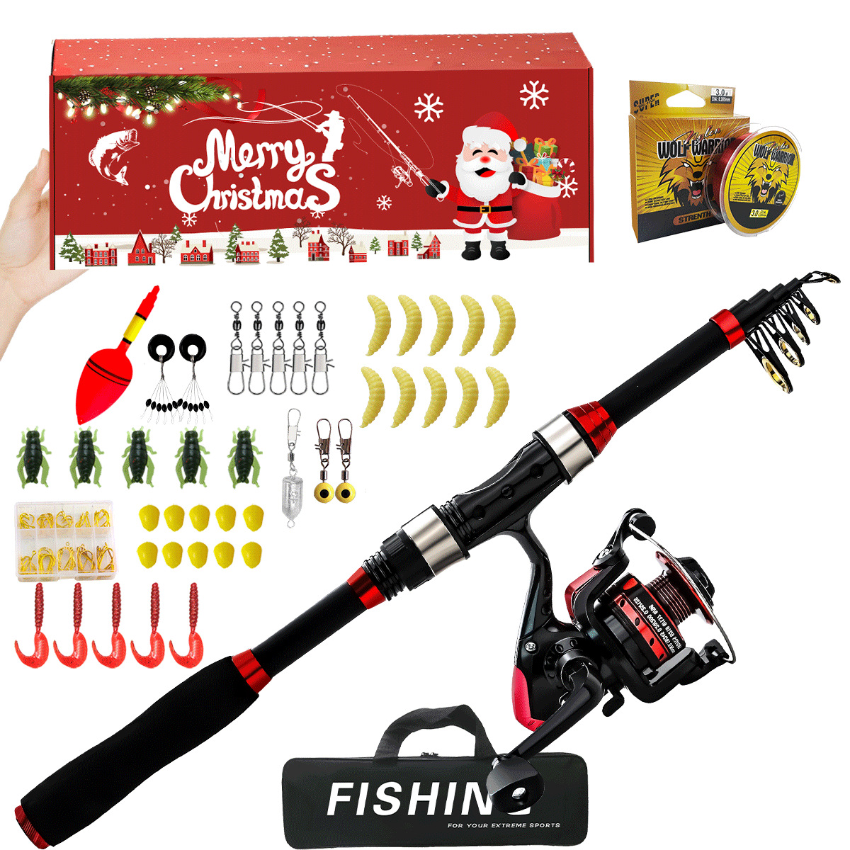 Fishing Tackle Christmas Set U - Freshwater Line reseña y precio
