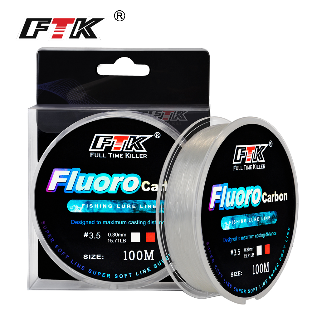 FTK 100M Fluorocarbon Fishing  - Fluorocarbon Line reseña y precio