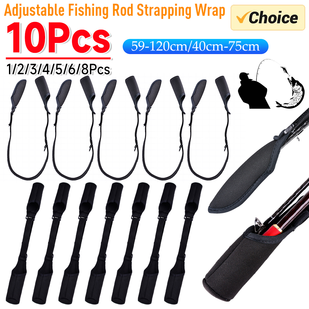 1-10PCS Fishing Rod Socks Srta - Fishing Line Box reseña y precio