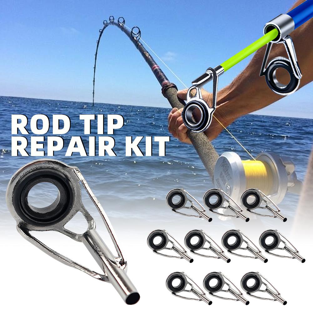 Rod Tip Repair Kit 10pcs Fishi - Saltwater Line reseña y precio
