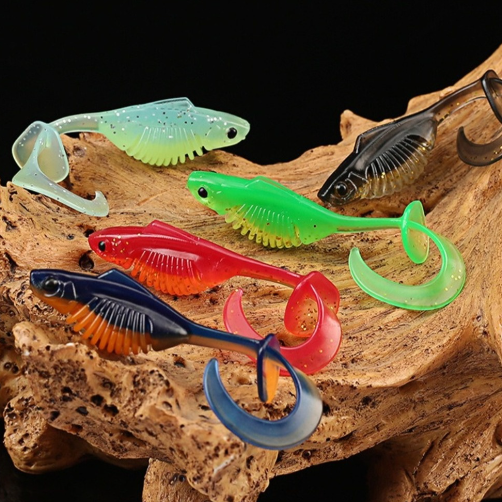 10PCS PVC Fishing Soft Lures 6 - Ice Fishing Line reseña y precio