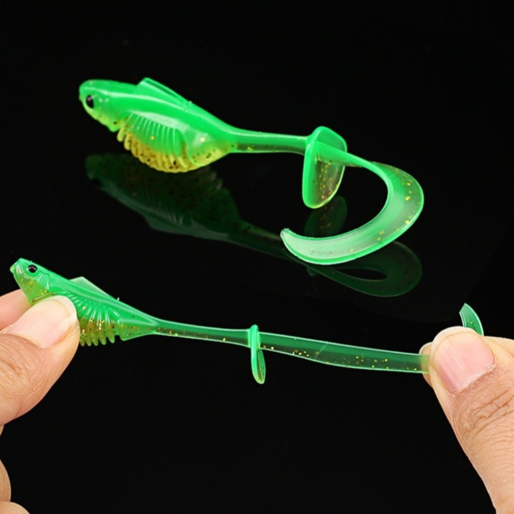 10PCS PVC Fishing Soft Lures 6 - Ice Fishing Line reseña y precio
