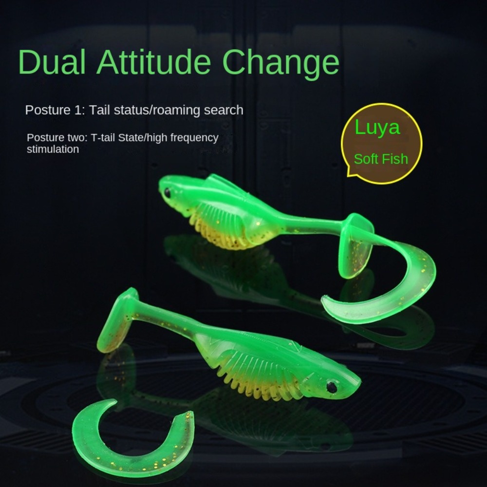 10PCS PVC Fishing Soft Lures 6 - Ice Fishing Line reseña y precio