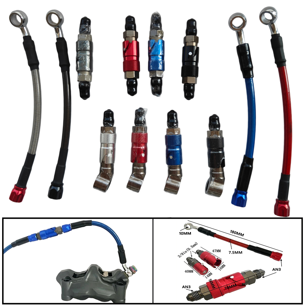 Motorcycle AN3 Quick Connect B - Braided Line reseña y precio