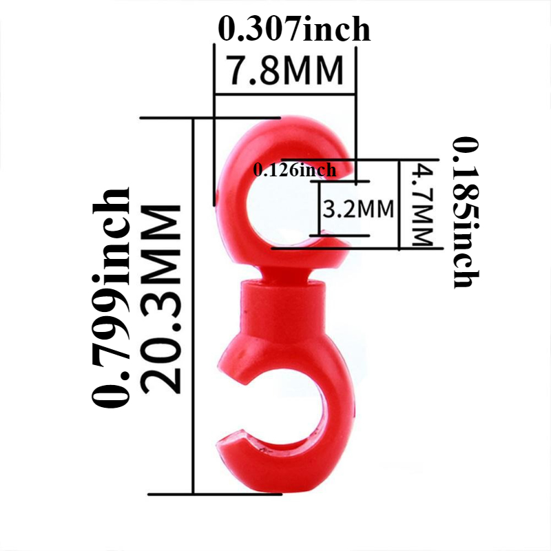 10Pcs/Set Plastics Bike Cross  - Tippet Line reseña y precio