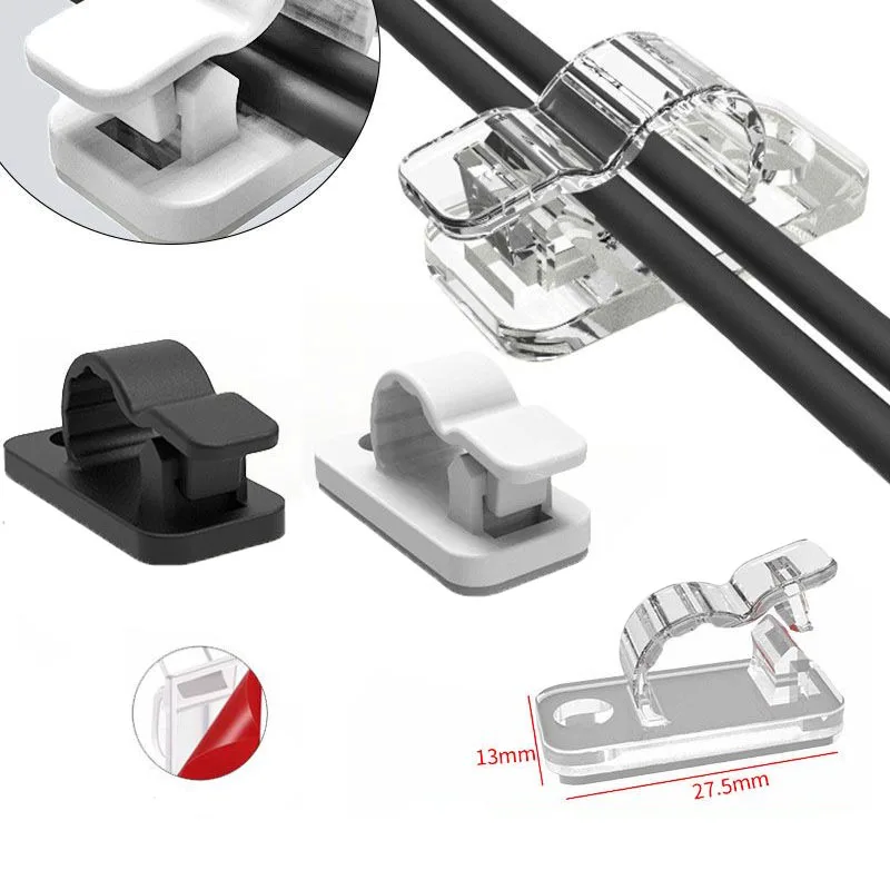 10/50PCS Cable Organizer Clips - Tippet Line reseña y precio
