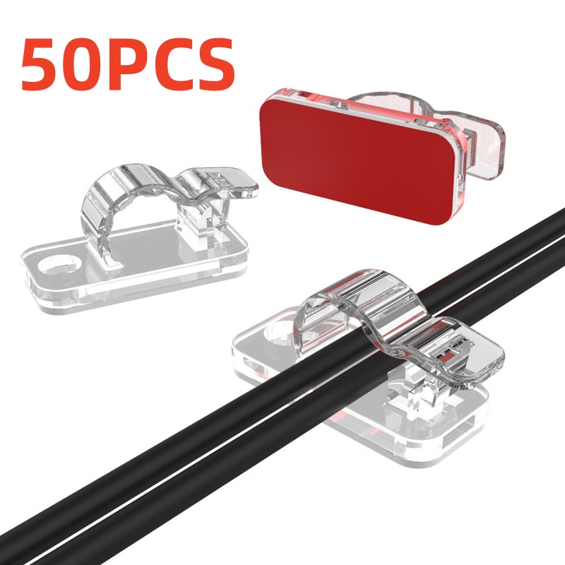 10/50PCS Cable Organizer Clips - Tippet Line reseña y precio
