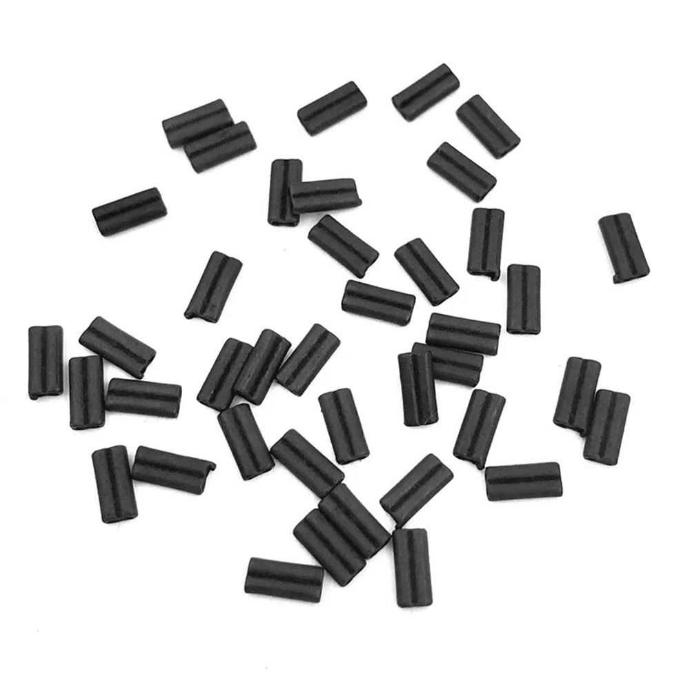 50pcs Carbon tube Fishing Crim - Monofilament Line reseña y precio