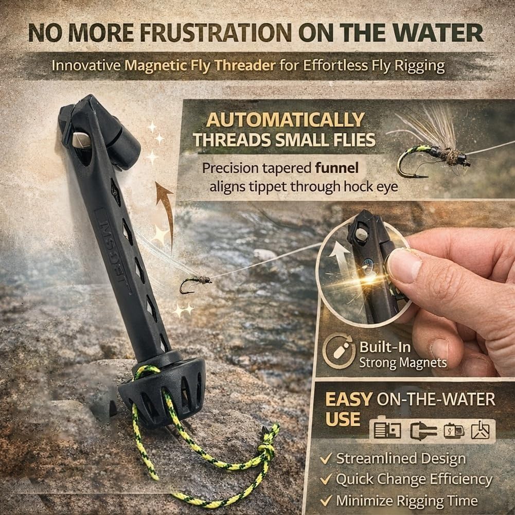 Portable Magnetic Fly Threader - Monofilament Line reseña y precio