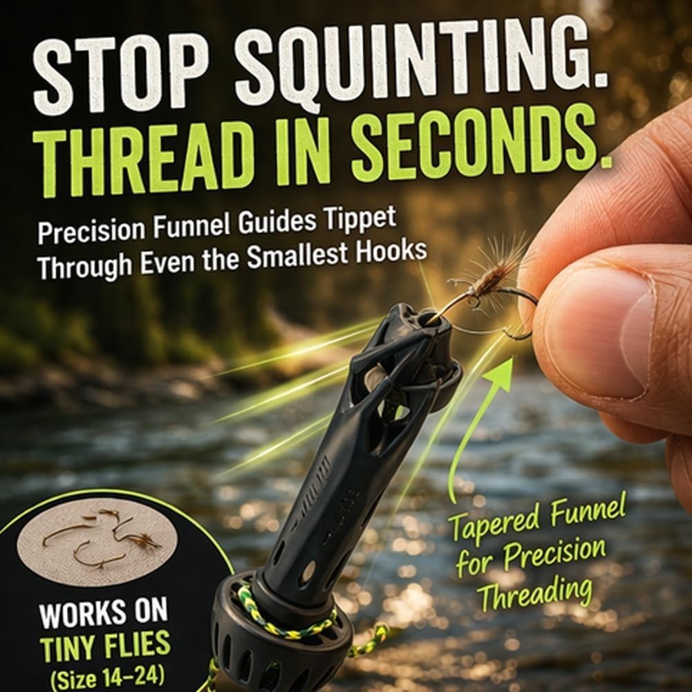 Portable Magnetic Fly Threader - Monofilament Line reseña y precio