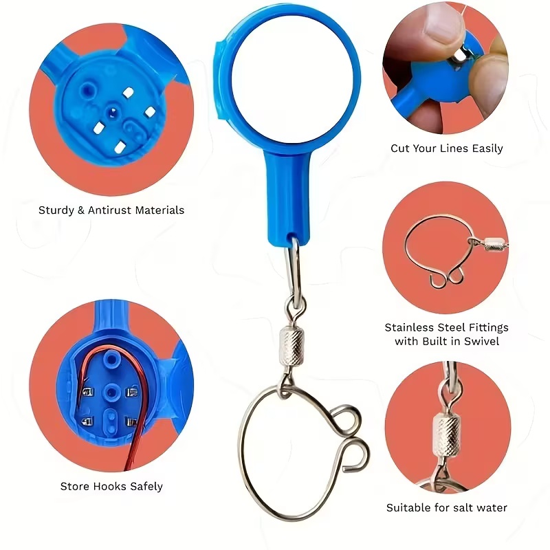 2pcs   Fishing Gadgets: Knotti - Fishing Line Dispenser reseña y precio