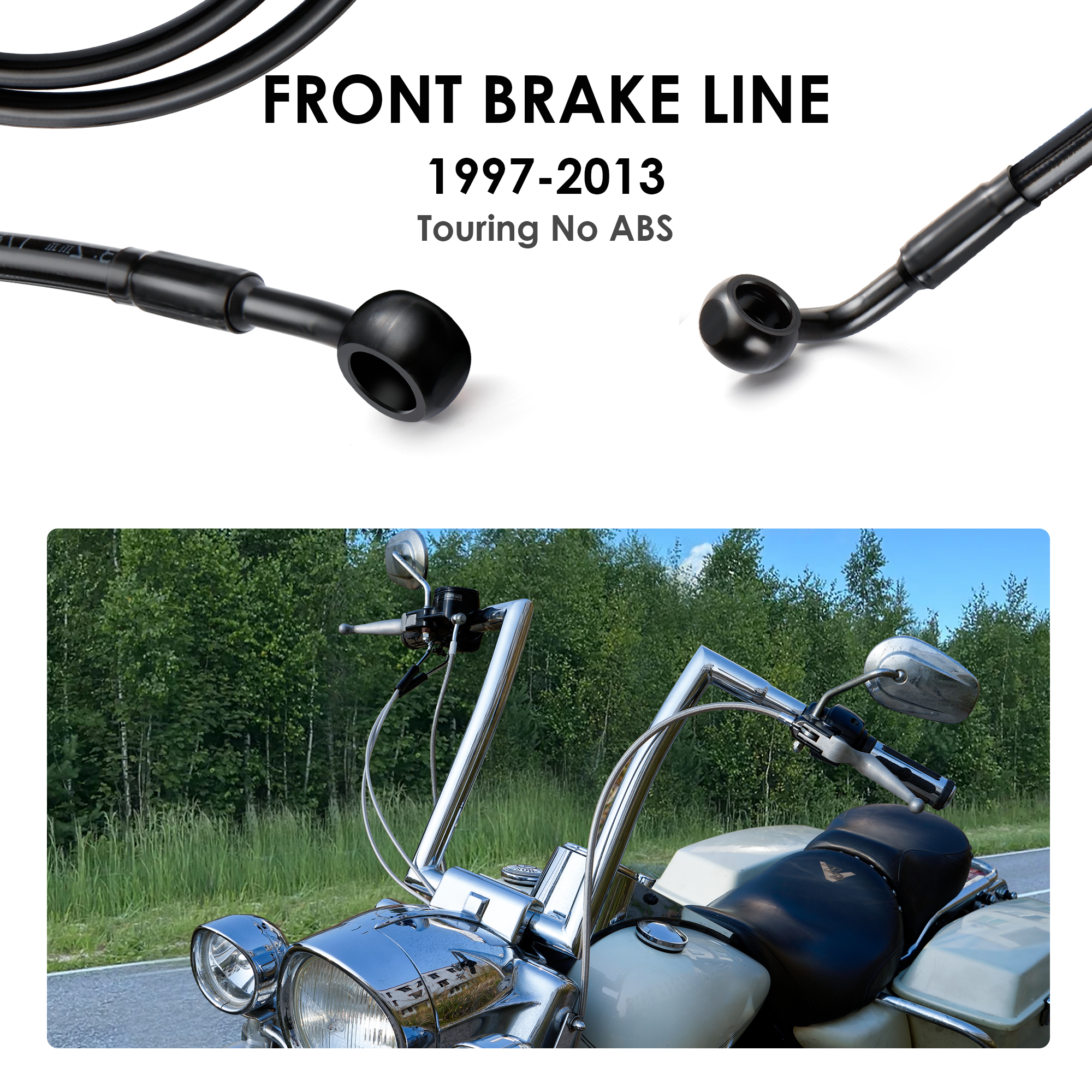 140/145/150CM Front Brake Line - Braided Line reseña y precio