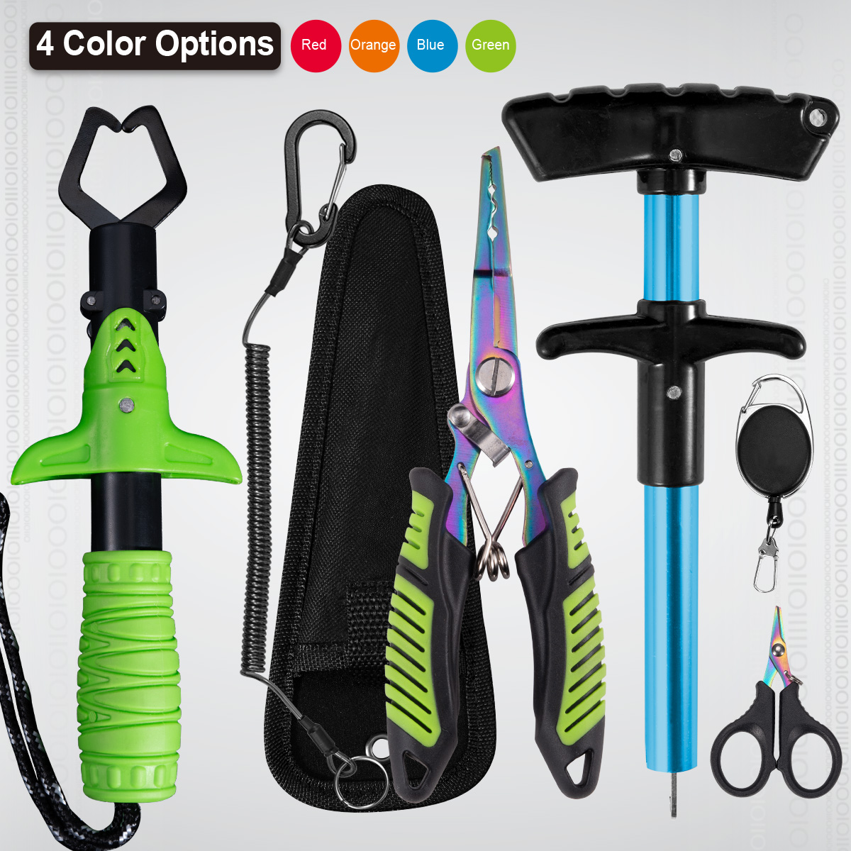 7-piece fishing tool set, prof - Saltwater Line reseña y precio