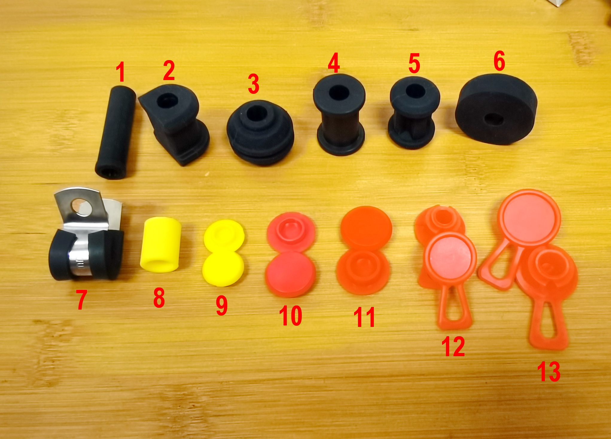 Rubber Silicone Plastic Gromme - Braided Line reseña y precio