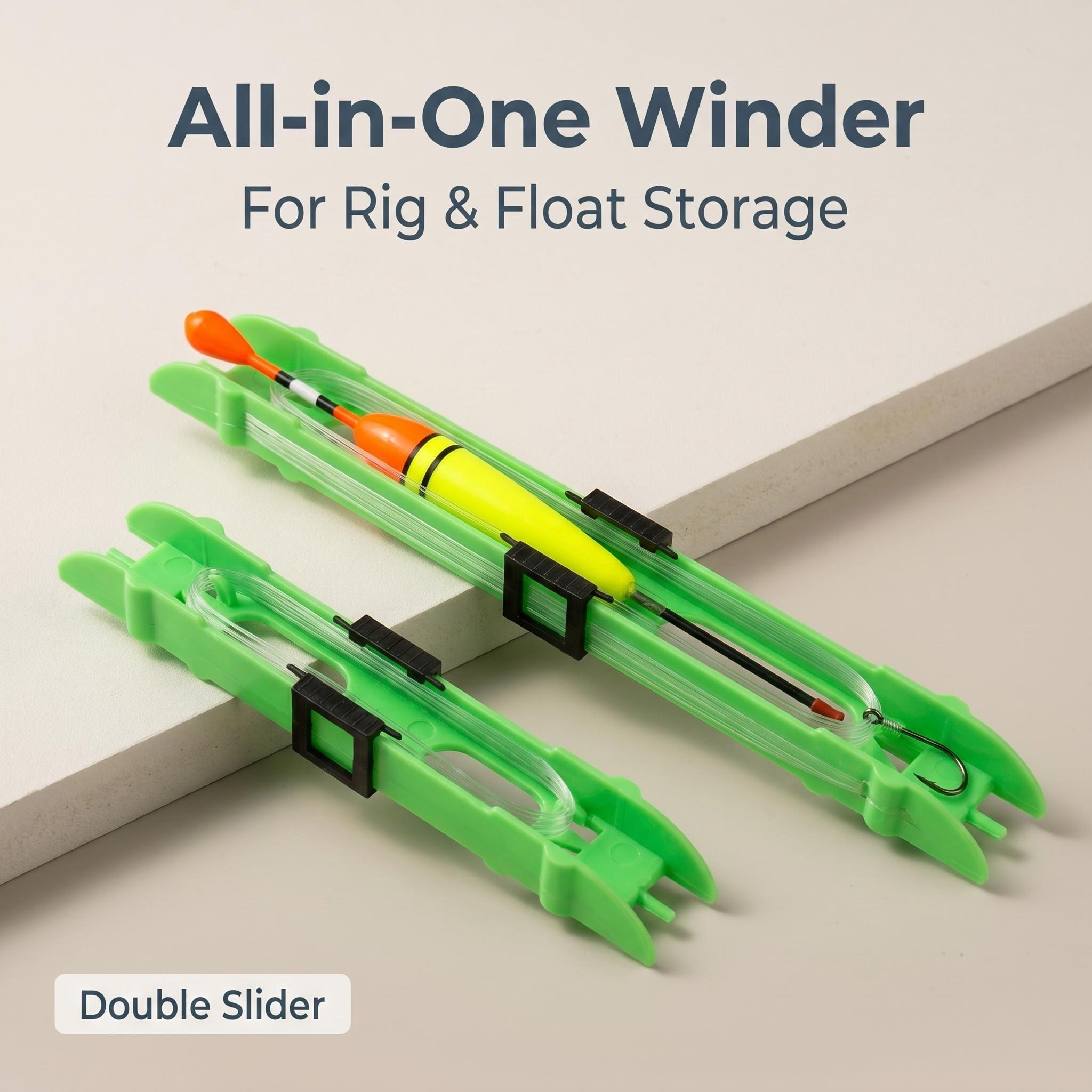 HIRISI 10Pcs Double Slider Fis - Fishing Line Dispenser reseña y precio