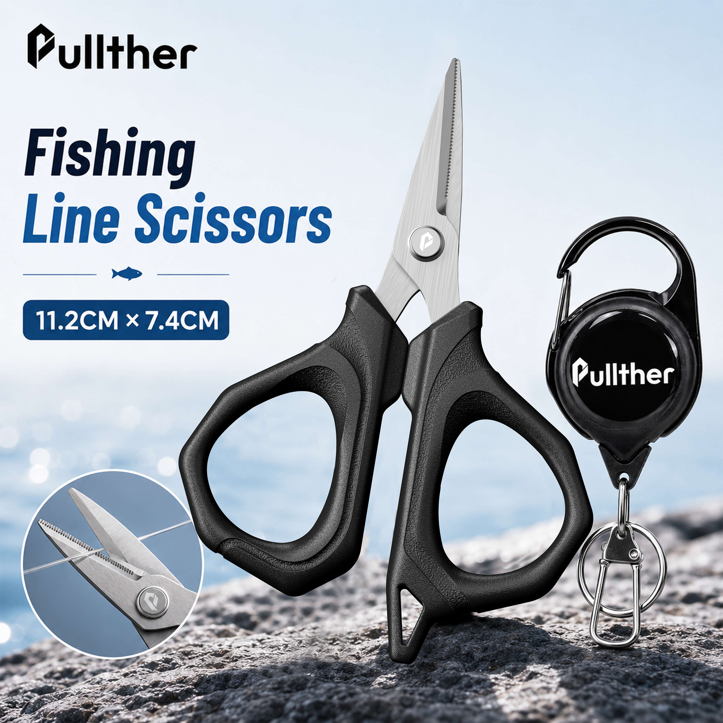 Fishing Scissors Stainless Ste - Fishing Line Cutter reseña y precio