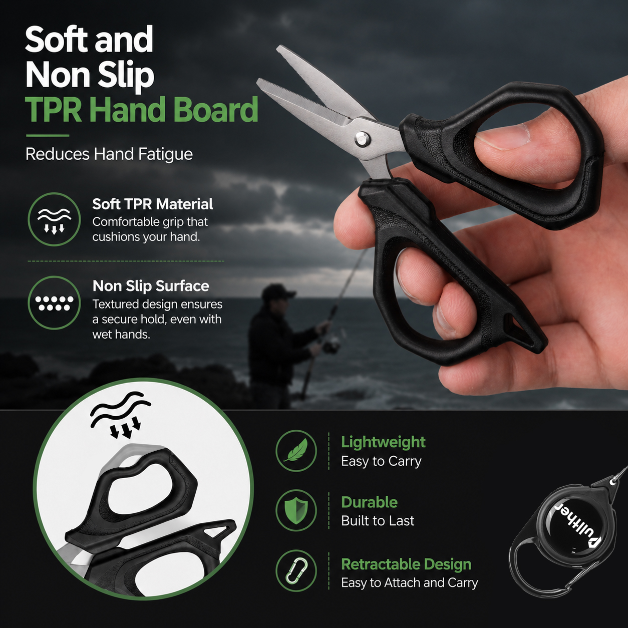 Fishing Scissors Stainless Ste - Fishing Line Cutter reseña y precio