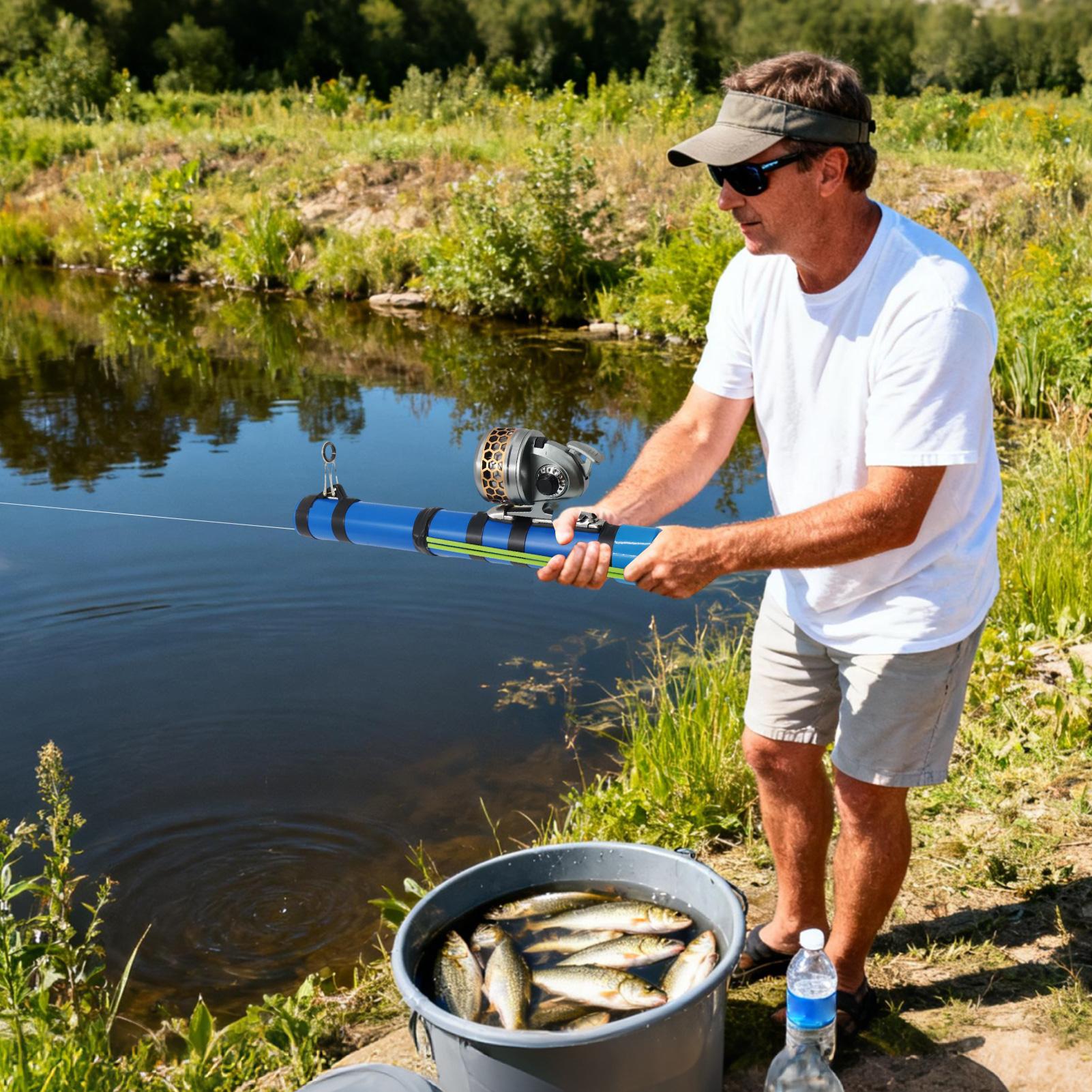 Fishing Pole Slingshot Design  - Fishing Line Spooler reseña y precio