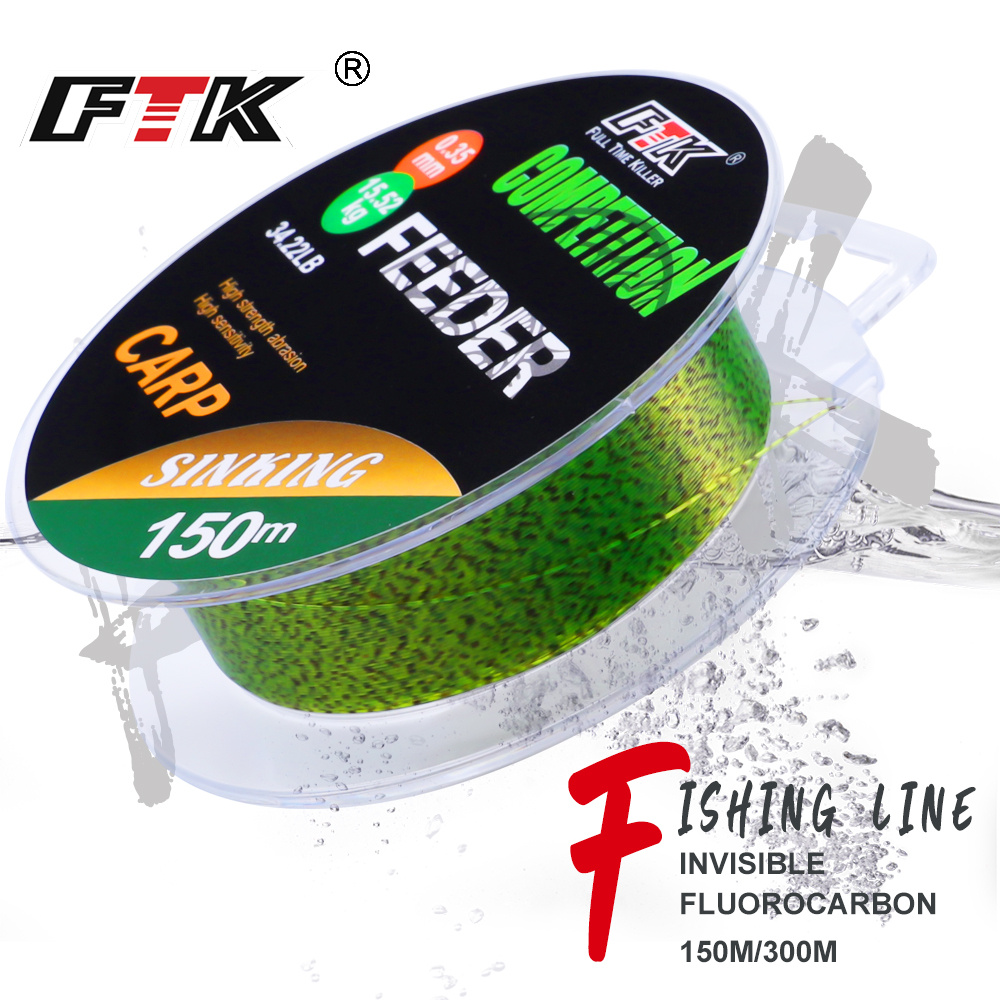 FTK  3D Invisible Carp Fishing - Fluorocarbon Line reseña y precio