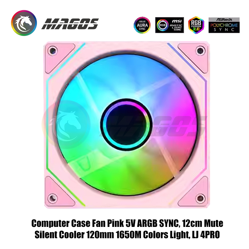 Computer Case Fan Pink 5V ARGB - Fly Line reseña y precio