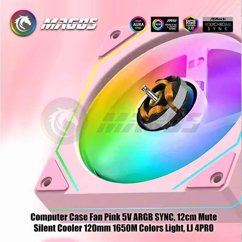 Computer Case Fan Pink 5V ARGB - Fly Line reseña y precio