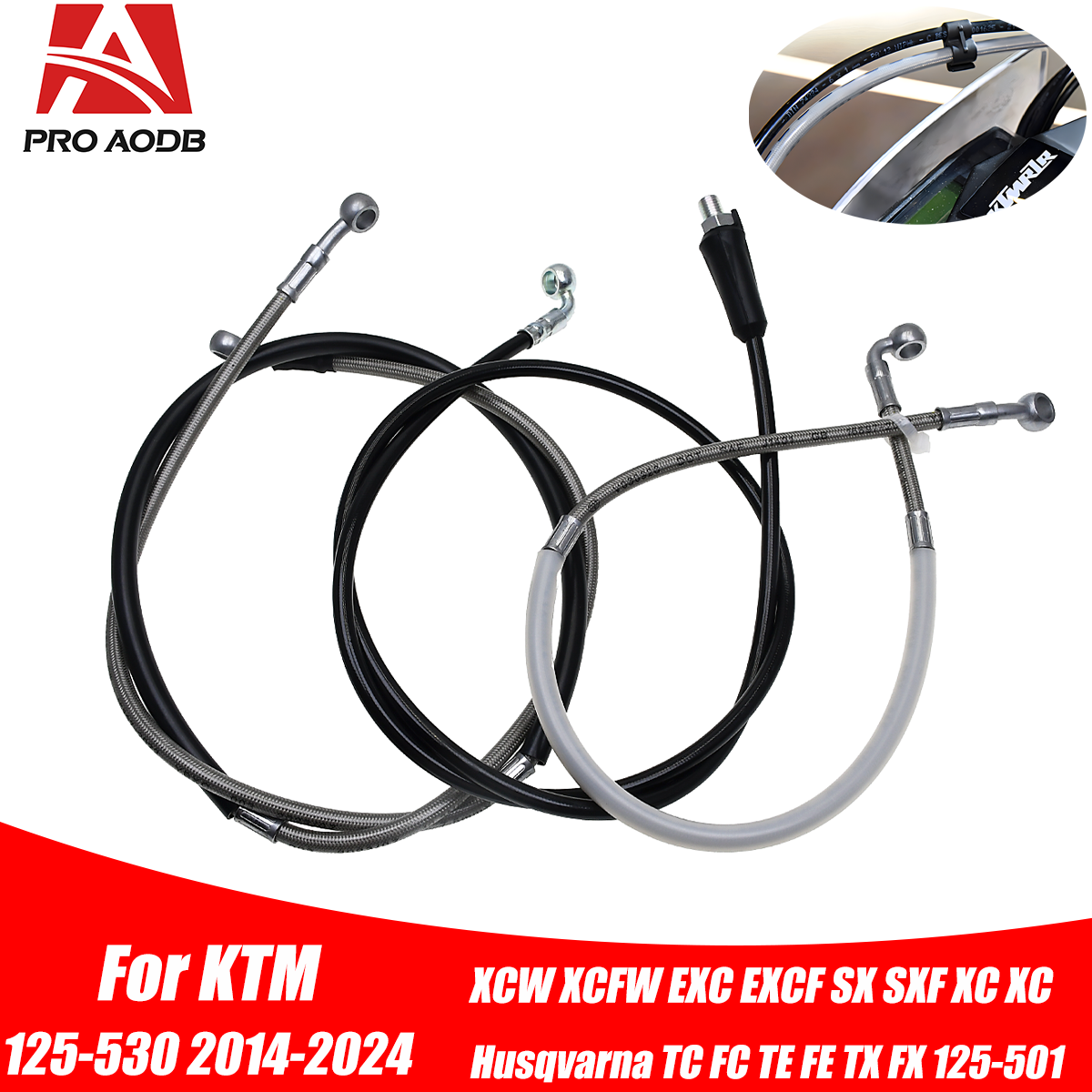 Motorcycle Front Rear Brake Oi - Braided Line reseña y precio