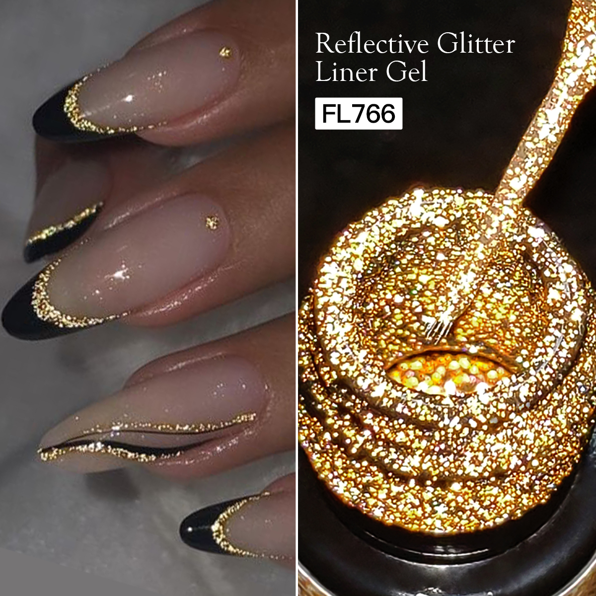 Gold Silver Reflective Glitter - Copolymer Line reseña y precio