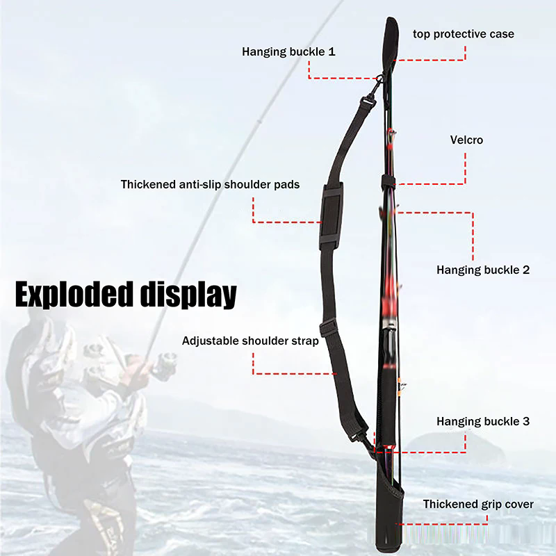 Adjustable Fishing Rod Storage - Fishing Line Spooler reseña y precio