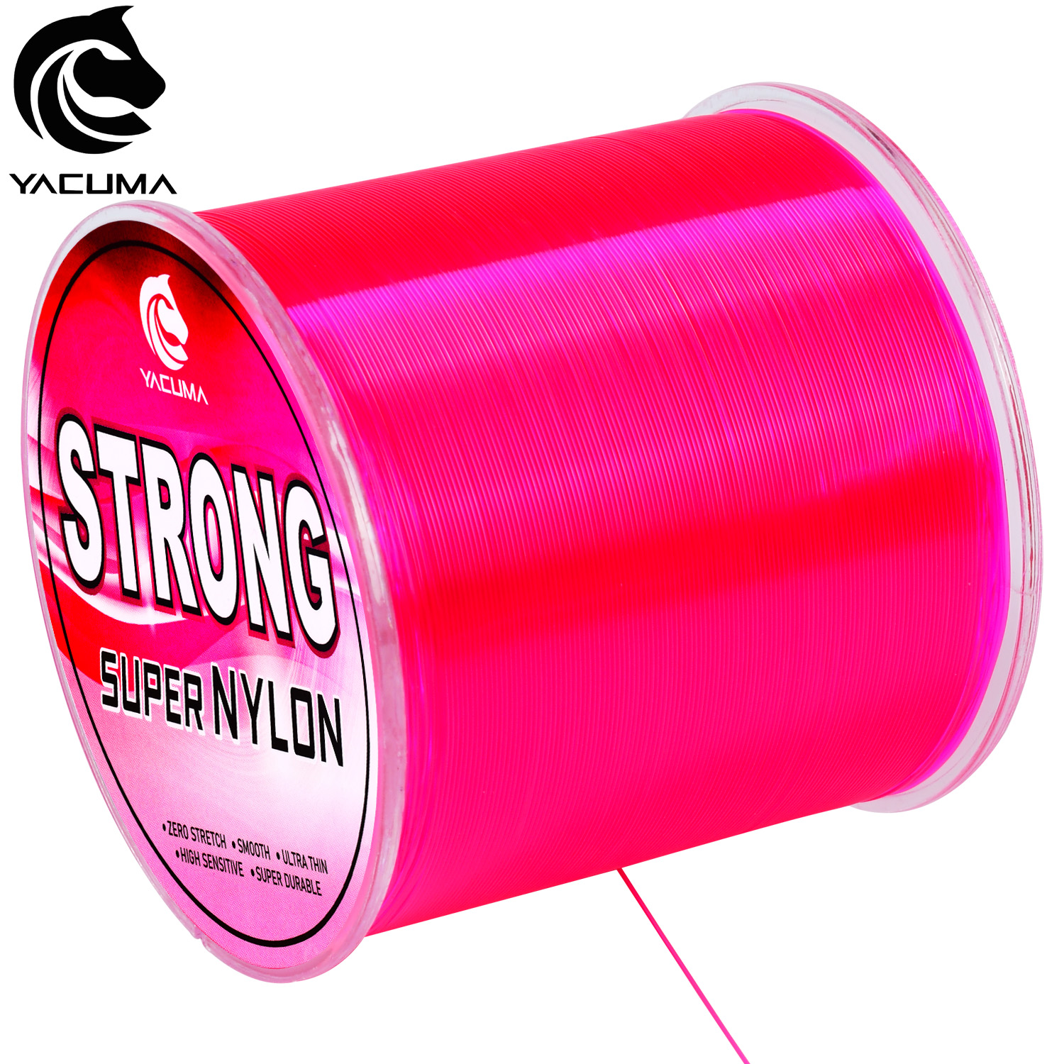 YACUMA 500M-546YDS Strong Pink - Fluorocarbon Line reseña y precio