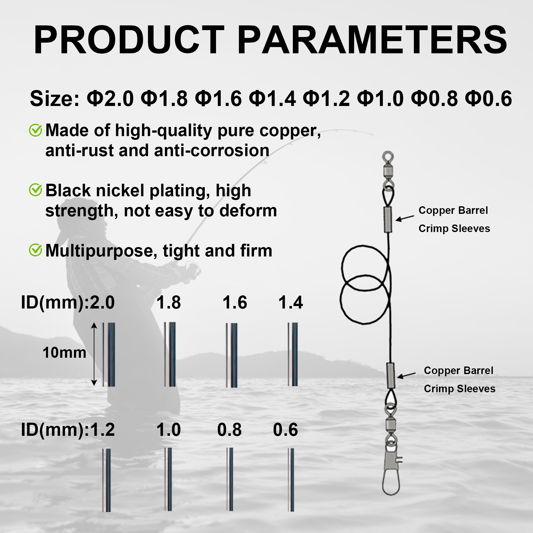 Aventik 100-240pcs Fishing Bar - Leader Line reseña y precio
