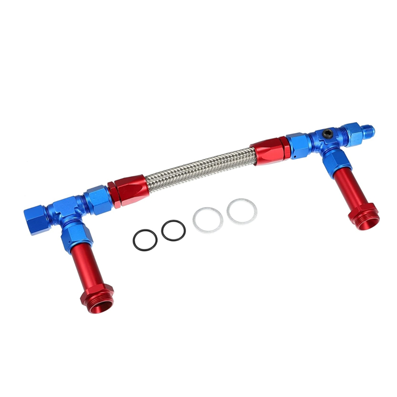 8AN Dual Feed Fuel Line To 7/8 - Braided Line reseña y precio