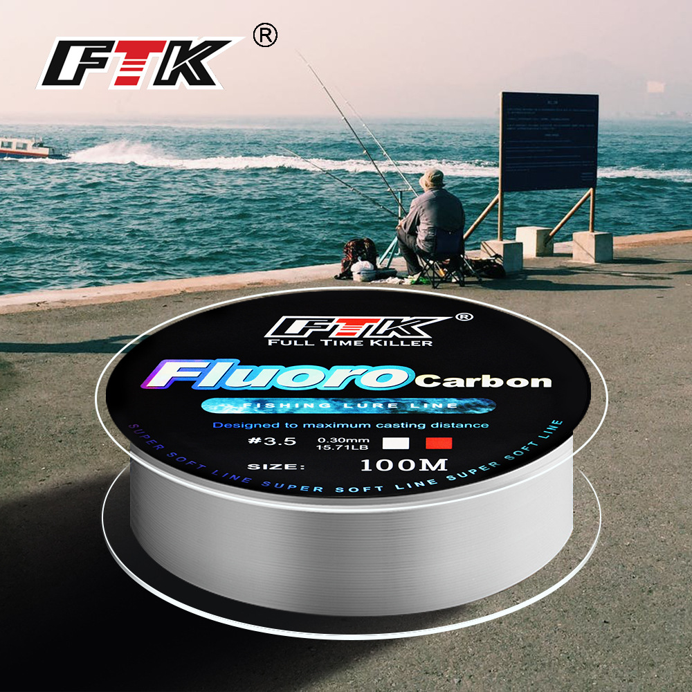 100M Fluorocarbon Coating Fish - Fluorocarbon Line reseña y precio