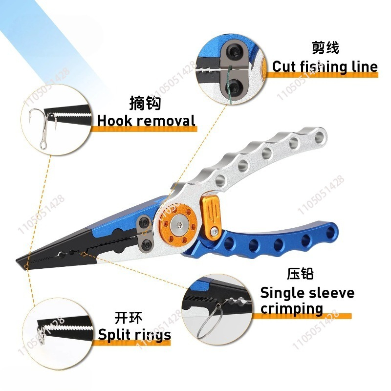 Aluminum Fishing Tackle Pliers - Fishing Line Cutter reseña y precio