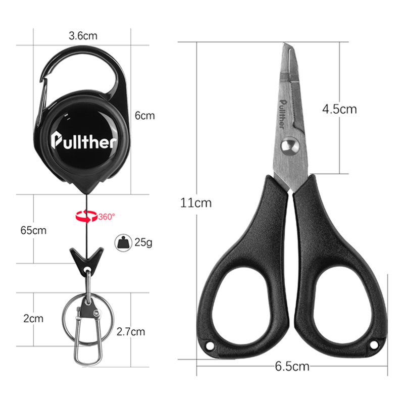 Pullther Braid Line Scissor Fi - Fishing Line Box reseña y precio