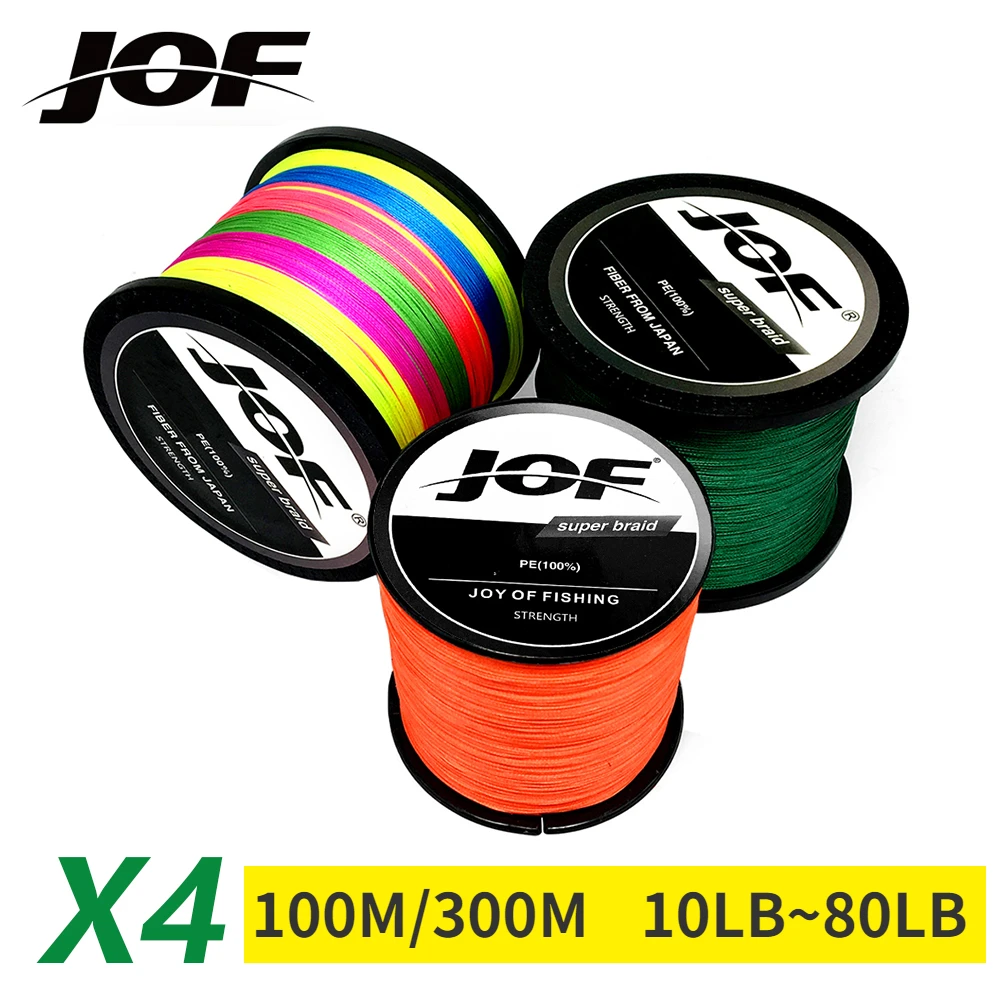 JOF x4 Braided PE Fishing Line - Copolymer Line reseña y precio