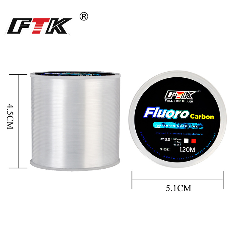 FTK 120m Fishing Line 0.2mm-0. - Fluorocarbon Line reseña y precio