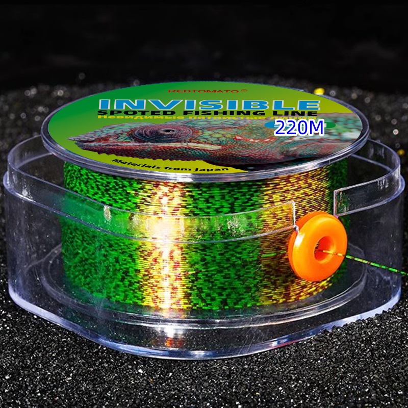 220 Meters Spotted Line Fluoro - Fluorocarbon Line reseña y precio