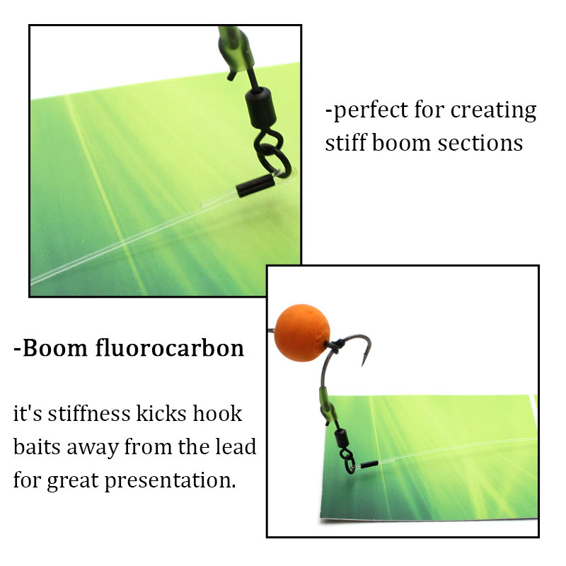 Carp Fishing Hooklink Boom Flu - Fluorocarbon Line reseña y precio