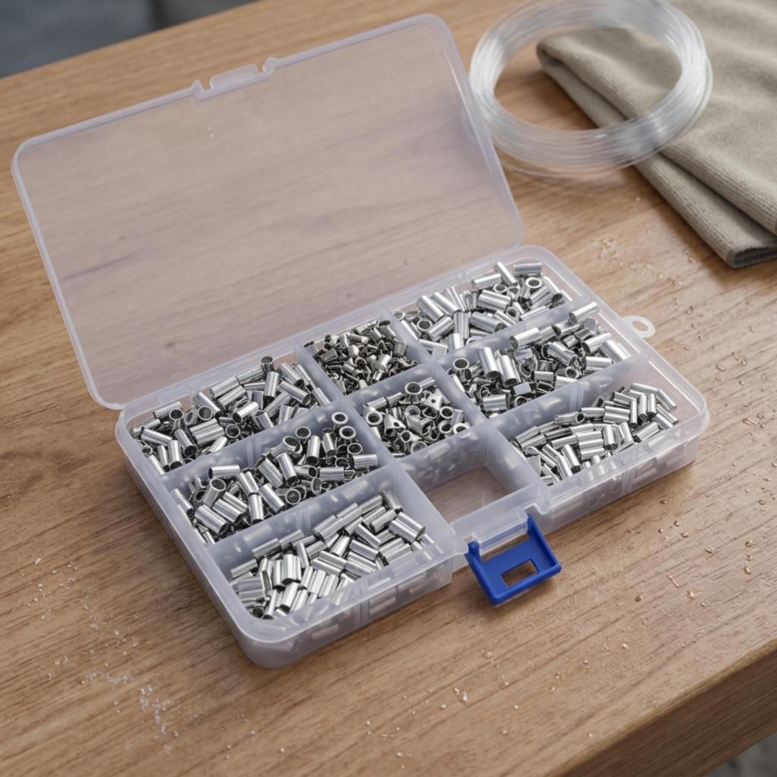 600 Pieces Fishing Line Crimp  - Leader Line reseña y precio